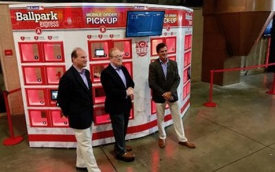 Reds and Delaware North Sportservice introduce first ever mobile order pick-up stations